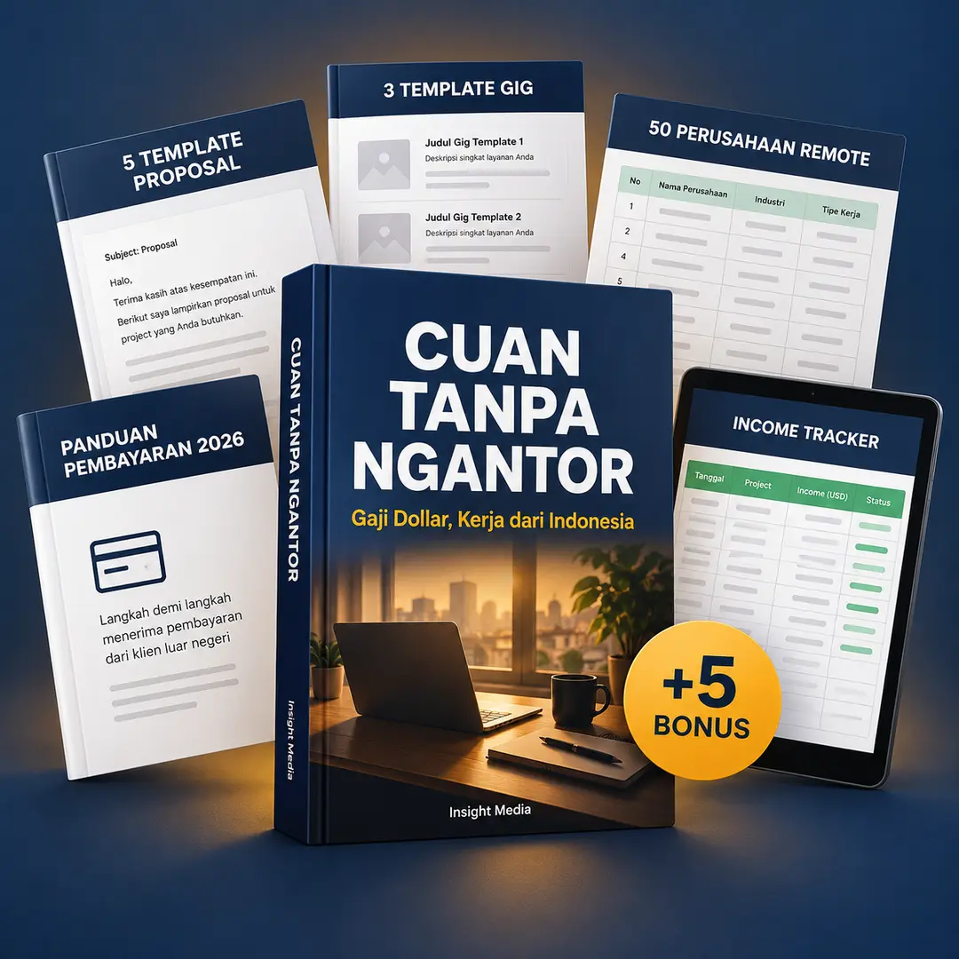 Bundle Cuan Tanpa Ngantor: ebook 110 halaman plus 5 bonus